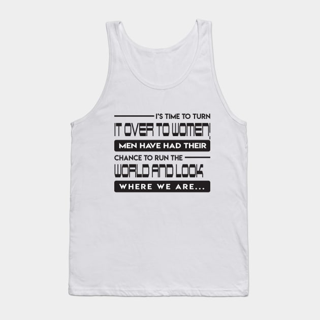 A Woman's World Tank Top by keshanDSTR